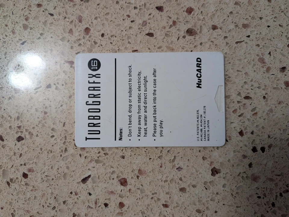 1990 TurboGrafx 16 Bonk's Adventure Case, Manual, HuCard *Very Good Condition* - Image 2 of 3