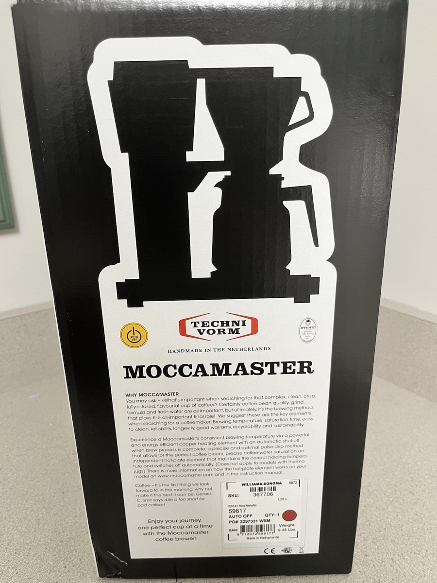 Moccamaster by Technivorm Select 10-Cup Coffee Maker Red Metallic