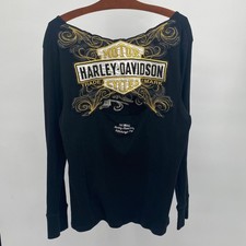 Las mejores ofertas en Harley-Davidson Black Cotton Blend Hoodies