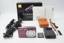 Nikon COOLPIX S230 10.0MP Compact Digital Camera Purple w/ Box 260812am