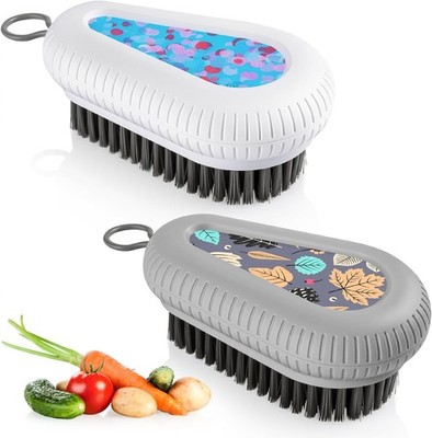 Fruit and Vegetable Brush, Multi-Purpose Produce Scrubber Brush with Non-Slip