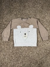 Cat Jack Toddler Polar Bear Sweater Size 4T T...