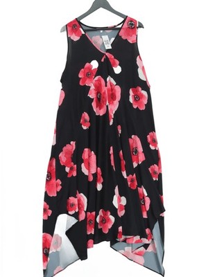 Rocha.John Rocha Tank Midi Dress UK18 in Black