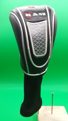 みるく Ram ZX 5 Golf Club Cover Hybrid fairwa Headcover SOCK black/white