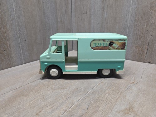 BUDDY L JEWEL IN HOME SHOPPING DELIVERY VAN TRUCK PRESSED STEEL TOY 1960s