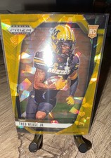 2025 Panini Prizm Draft Picks - Theo Wease Jr. #72 Gold Ice Prizm (RC)