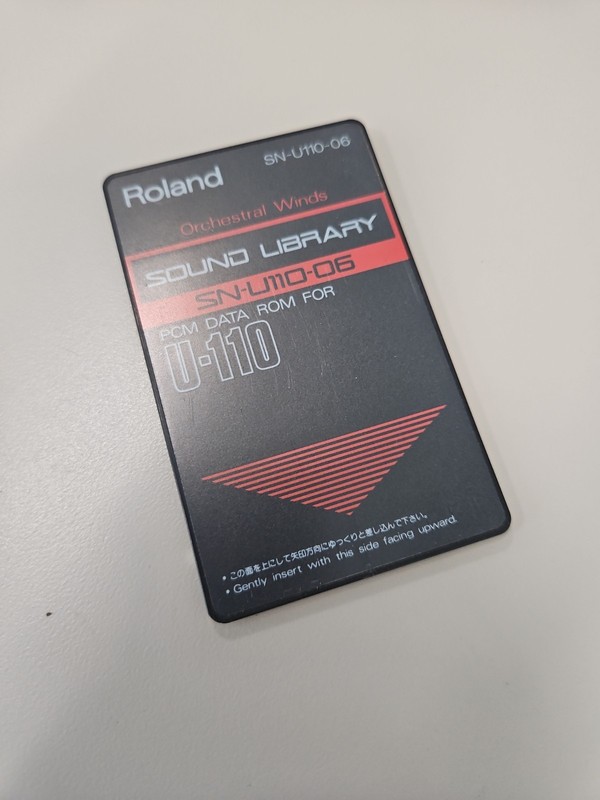Roland SN-U110-06 Orchestral Winds Sound Library PCM DATA ROM FOR U-110.   A++++