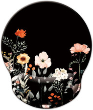 Mouse Pad with Wrist Support, Ergonomic Mouse Pad with Memory Foam Wrist Rest Cu