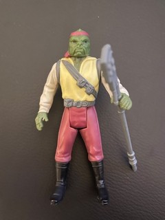 Vintage Star Wars Kenner 1985 Barada POTF Last 17 100% Complete Original Weapon