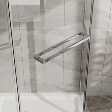 Premium Corner Shower Enclosure 36x36x72 with Stainless Steel Hardware &