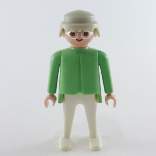 PLAYMOBIL Ospedale (Y1153) — Cappello Infermiere Grigio Con Croce Verde Per Personaggi 3456