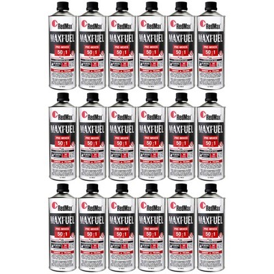 RedMax 581158801 Pre-Mixed 50:1 Fuel Oil 18 Quart Pack 2-Cycle Engine 94 Octane