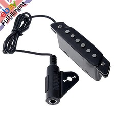 Acoustic Guitar Soundhole Magnetic Pickup Humbucker Passive With Power Jack L