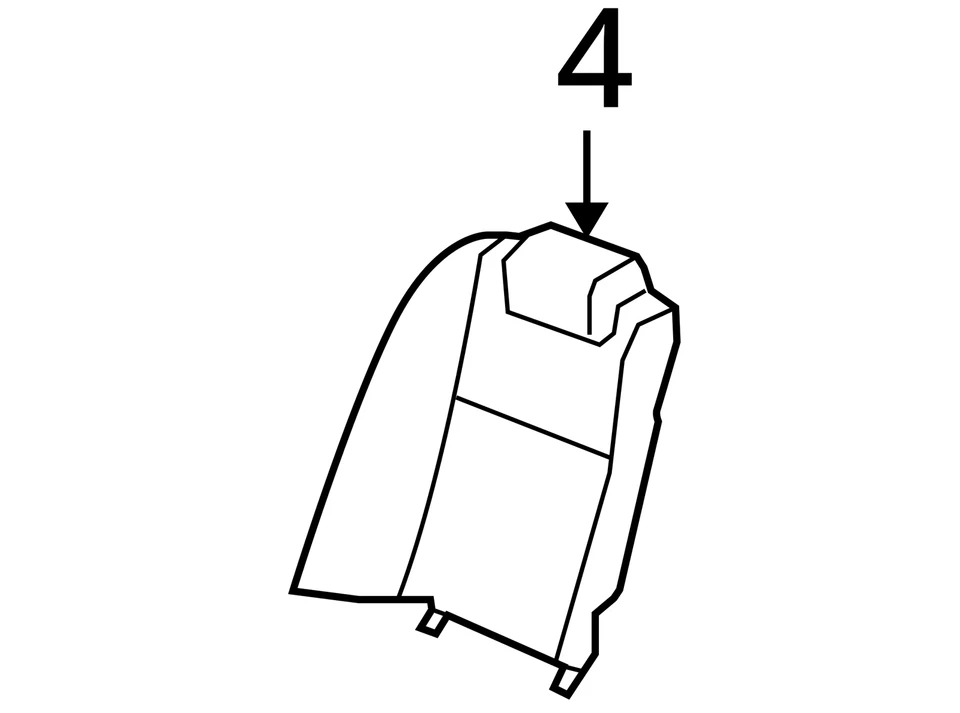 SE ADAPTA A PONTIAC G8 2008-2009 CUBIERTA ASM R/ASIENTO BK CUSH * 92207926 - NUEVO OEM Foto 3 de 3