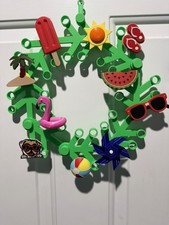 Lego Inspired Summer Wreath