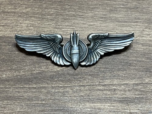 WW2 US Army Air Force Bombardier Bomber Wings Sterling