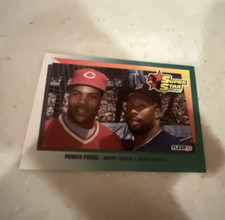 Fleer 1992 Ultra Star Rookie Reggie Sanders Cincinnati Reds MLB Card #20. rookie card picture