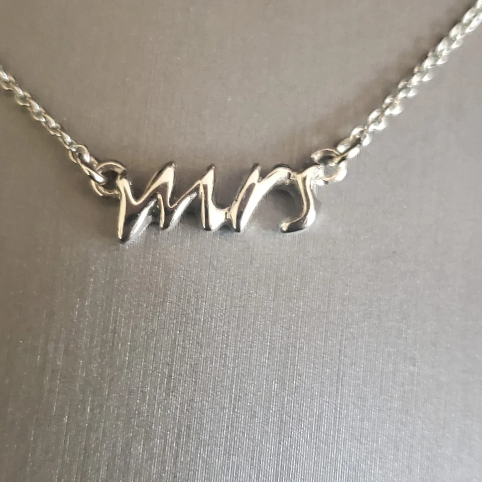 Collar Kate Spade New York señora placa de plata compromiso boda despedida de soltera Foto 2 de 4