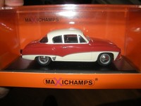 1:43 Maxichamps Wartburg 311 Coupe 1958 Red/White-Rot/Weiss In Ovp