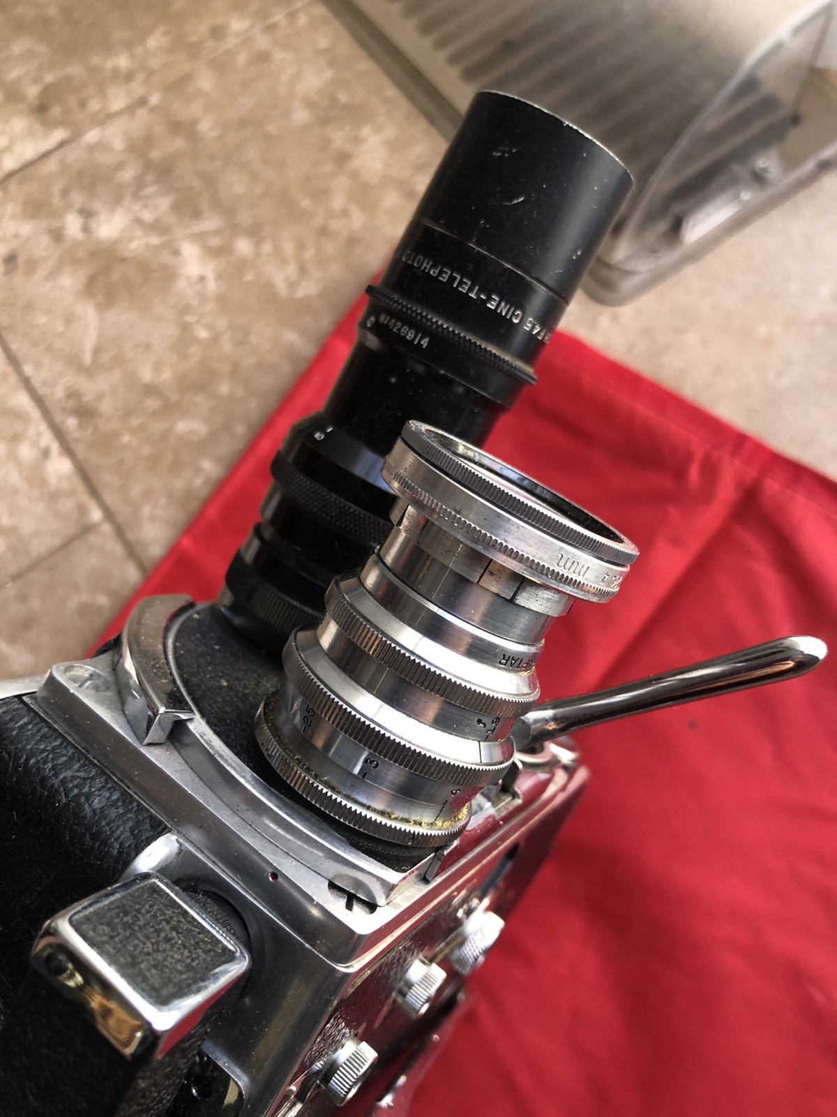 Bolex H16 Non Reflex Camera With Lenses