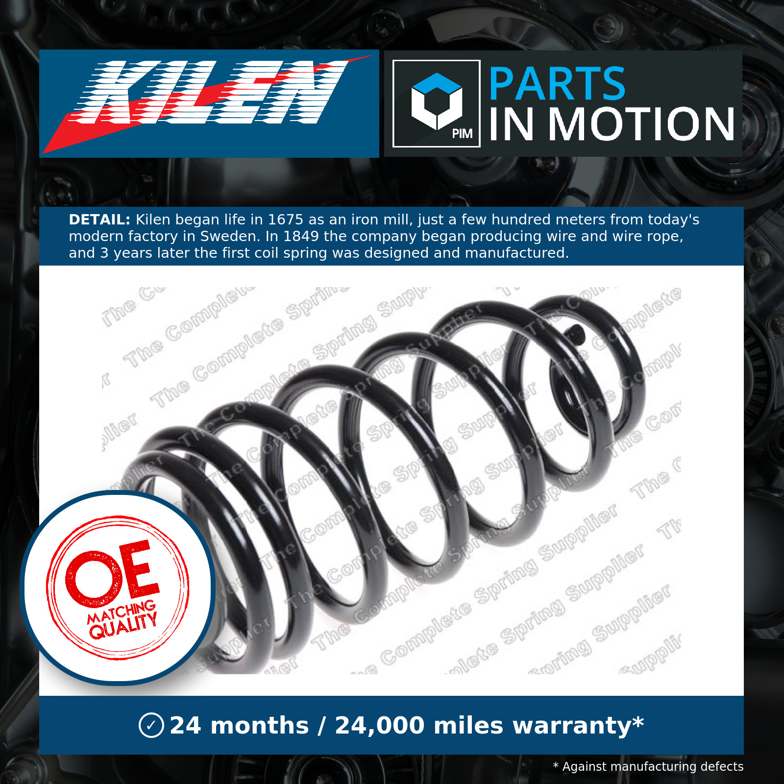 Suspension Spring Rear Fits Chevrolet Cruze Vauxhall Astra Opel KILEN 60071 - Image 11