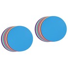 Set of 2 Wipe Circles Whiteboard Sticker Colorful Dry Erase Removable Vinyl Dot