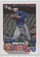 2023 Topps Series 2 Advanced Stats Back 262/300 Miles Mastrobuoni #592 0q1p