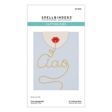 Spellbinders Etched Dies From La Dolce Vita-Ciao Spaghetti