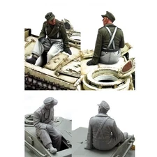 1/35 StuG crewman Resin kit soldiers Military subject matter of WWII Scene