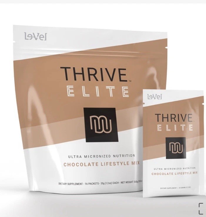 Le-vel Thrive Elite Chocolate Lifestyle Shake Mix - New - Ships Fast
