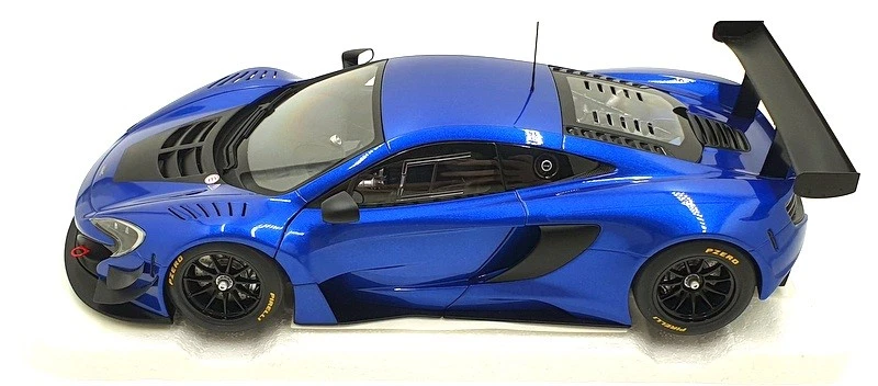Autoart 1/18 Scale Diecast 81641 - McLaren 650S GT3 - Blue/Black Accents - Image 3 of 4