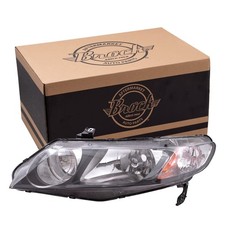 Driver Side Halogen Headlight for 2006-2009 Honda Civic Sedan 33151SNCA01