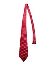 Ralph Lauren Polo Red Checkered Design Necktie Made In USA Tie New