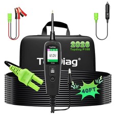 Topdiag P100 12v 24v Car Circuit Tester Power Probe Diagnostic Tool 10m Cable Us