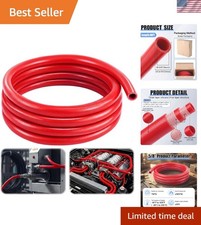 58 Id 10ft Silicone Heater Hosecoolant Radiator Hose Red 1 58 Id 10ft Silicone Heater Hosecoolant Radiator Hose Red 1