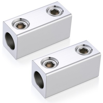 2 Pack 4/0-6 AWG Dual Rated Splicer, Aluminum Splice/Reducer, Mechanical Conn...