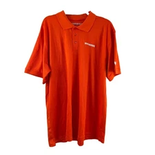 Whataburger Employee Orange Shirt XL Collared Short Sleeves Polo Collectible