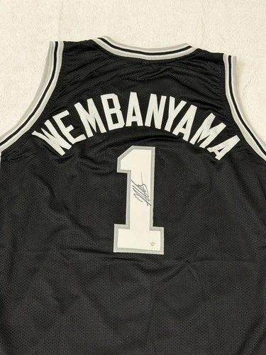 Victor Wembanyama Signed San Antonio Spurs Basketball Jersey COA