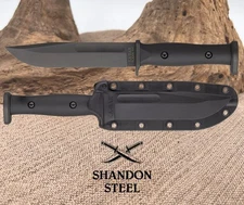 Ka-Bar 1310 Slabby 1095 Cro-Van 6.86" Fixed Blade w/ Celcon Sheath Kabar 1310