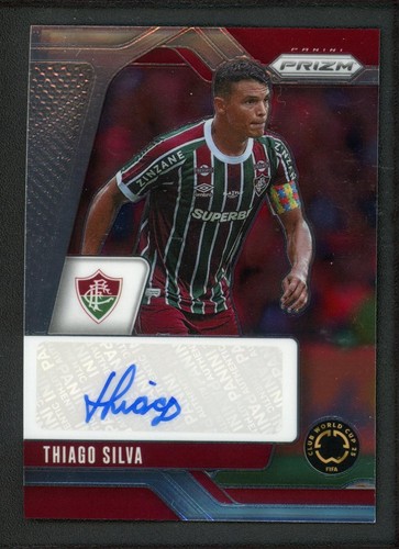 2025 THIAGO SILVA AUTO PANINI PRIZM FIFA CLUB WORLD CUP 2026 AUTOGRAPHS
