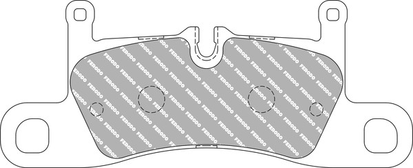 FERODO RACING BRAKE PAD SET DISC BRAKE REAR PORSCHE VW 911 BOXSTER CAYENNE TOUA