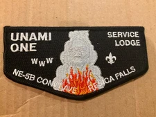 Unami Lodge 1 2009 Section NE-5B Conclave Resica Falls OA Flap