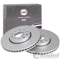2X A.B.S. Bremsscheiben 288Mm Vorne Passend FüR Skoda Superb Vw Passat