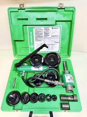 Greenlee 7310SB Slug Buster KO Knockout Punch Set 1/2'' - 4'' , 767 Pump & Box BG6
