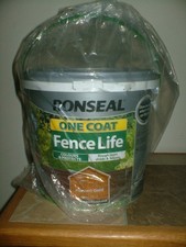 NEW One coat Ronseal Fence Life Harvest Gold 5 litre collect Colchester