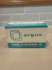 Argus Pre-Viewer II for 35mm Color Slides & 127 Slides No. 673 Made in USA