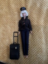 Vintage 1999 Special Edition Pilot Barbie doll with suitcase