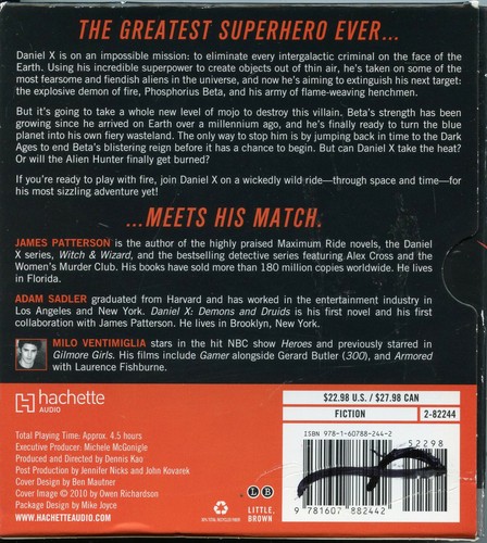Daniel X Series: Demons and Druids by Adam Sadler and James Patterson - Imagen 2 de 2