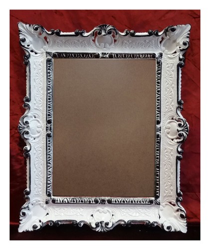 Antik Barock Bilderrahmen GOLD WEIß 56x46 Fotorahmen Format 30x40 Barockrahmen - Picture 90 of 105