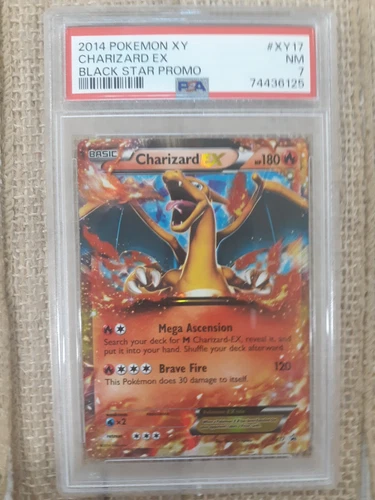 Graded PSA 7 Charizard EX XY Black Star Promo 2014 NM #XY17